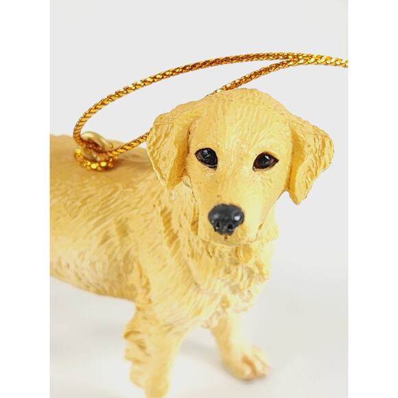 Enesco Golden Retriever Dog Christmas Ornament 2 1/2" Holidays Year 2006 Vintage - Picture 2 of 15